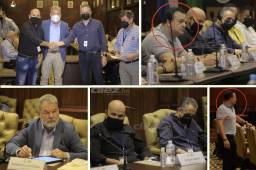 Este martes se llevó a cabo la reunión para solventar la paz en los estadios entre dirigentes del fútbol hondureño, encabazado por los presidentes del Real España y Marathón, junto al alcalde de San Pedro Sula Roberto Contreras.