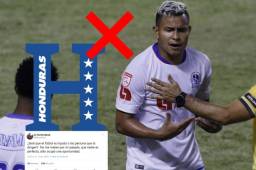 German Patón Mejía se pronunció en redes sociales tras ver que su nombre no estaba en la lista de convocados de Honduras.