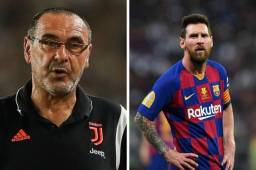 Los rumores sobre la salida del argentino Leo Messi se dispararon a raiz de su cruce de declaraciones con Eric Abidal. Sarri se pronunció sobre el 'interés' de la Juventus.