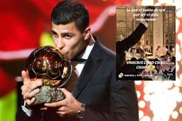 La fea burla de Rodri contra Vinicius luego de ganar el Balón de Oro y la respuesta del brasileño en sus redes