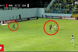 El golazo que hizo Celso Borges en el estadio Morazán ante Real España.