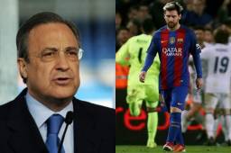 Florentino Perez confesó que el mal momento que vive Messi es por su entrenador, Luis Enrique.