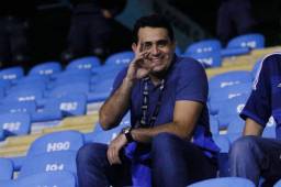 Yanuario Paz vio anoche el empate de Motagua ante el Managua FC en San Pedro Sula. FOTO: Edwin Romero.