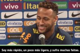 Neymar explicó que sus adversarios solo pueden frenarlo comentiendo faltas.