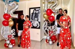 Emilio Izaguirre y su esposa, Virginia Varela, llegaron a su aniversario número 12 y compartieron las fotos de este lindo día en sus redes sociales. Una pareja ejemplo dentro del fútbol nacional pues han salido adelante en las buenas y en las malas.