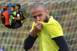 Edrick Menjívar reaccionó molesto después de concluir el clásico ante el Motagua, donde considera que fueron afectados por el arbitraje de Armando Castro.