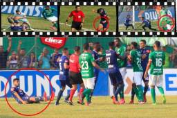 Marathón le ganó 2-1 el clásico al Motagua en el Yankel Rosenthal y estas son las imágenes curiosas que dejó el encuentro. Fotos Moisés Valenzuela y Neptalí Romero