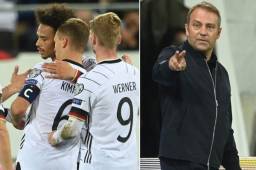 Hansi Flick sacó su primer triunfo como seleccionador de Alemania luego de dirigir al Bayern Múnich.