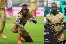 El hondureño Alberth Elis celebrando el gol con el norteamericano Reggie Cannon con quien han hecho una buena relación en el Boavista. Fotos Boavista