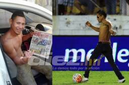 El aficionados del Olimpia que invadió el clásico y definió el partido, es miembro de la Ulfrafiel, barra de los Merengues y que fue protagonista de las portadas.