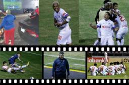 El Olimpia le pasó por encima al Motagua y se clasificó a las semifinales de la Liga Concacaf. La fiesta que armaron en el Nacional fue impresionante; dentro de la cancha los jugadores y en las afueras la Ultrafiel. Hasta pantalla gigante había.