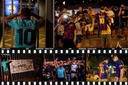 El delantero pidió a través de un burofax su salida del Barcelona y esto provocó que muchos aficionados se desplazaran al Camp Nou para exigir la renuncia de Bartomeu y concenver al argentino de quedarse.