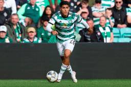 Luis Palma jugó en el duelo de Celtic ante el Dundee por la Liga de Escocia.