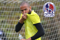 Edrick Menjívar se ha constituido como uno de los referentes del Olimpia en la parte baja del plantel.