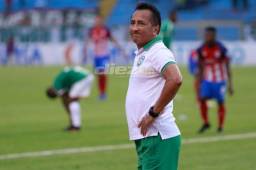 Jorge Pineda criticó el arbitraje de Óscar Moncada en el clásico Marathón-Olimpia. Foto Melvin Cubas