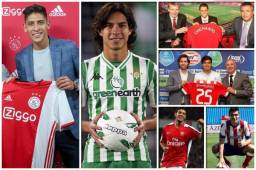 Edson Álvarez fue presentado de forma oficial por el Ajax de Holanda. Por ello te mostramos los 12 traspasos más caros de jugadores mexicanos a Europa.