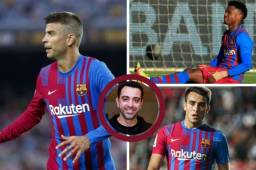La lista de lesionados en el FC Barcelona sigue aumentando. Ansu Fati y Eric García son los últimos en sumarse. Vaya problema tiene Xavi Hernández.