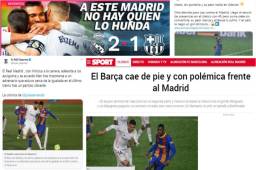 Esto dice la prensa mundial sobre la victoria del Real Madrid sobre el FC Barcelona en el Clásico de la liga española. No se olvidaron de la polémica.