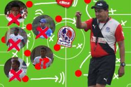 Nahún Espinoza hará varios cambios para el segundo juego del torneo Apertura ante el Platense por lesiones y expulsiones.