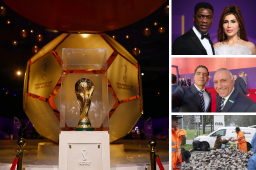 Las primeras fotografías del sorteo, periodista no podía creer su presencia en el sorteo, las protestas y piden recordar a Maradona en todos los partidos de Qatar 2022.