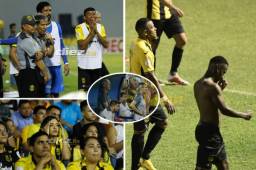 ¡Desconsolados! Los rostros de los aficionados y jugadores de Real España eran un poema al final del partido con la UPNFM. La alegría de los universitarios contrastó con el ambiente de drama y tristeza que imperó durante y después del juego en el estadio Morazán.