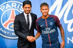 PSG le pagó al Barcelona 222 millones de euros por Neymar y el presidente del club parisino espera que dentro de dos años su valor sea el doble. Foto AFP