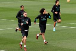 Gareth Bale trabajó junto al resto del grupo. La lesión ha quedado atrás.