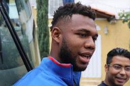 El delantero del Olimpia Jorge Benguché espera que los blancos salgan victoriosos de Choluteca. Foto: Ronal Aceituno.