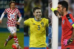 En Europa ya se dieron a conocer los cruces de repechaje rumbo a la Copa del Mundo Rusia 2018 y hay varias figuras que pueden quedarse al margen.