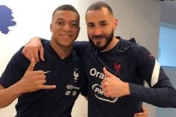 Karim Benzema y Mbappé son muy íntimos en la selección de Francia y se cuentan todo.