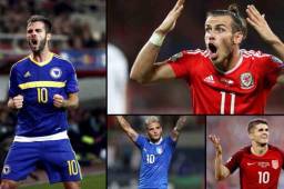 Ellos son las grandes estrellas que brillan con sus clubes pero no podrán estar presentes en el Mundial de Rusia 2018 luego de que sus selecciones fueran eliminadas.