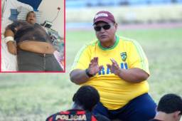 El entrenador hondureño, Rafael 'Paciencia' Núñez, está muy delicado de salud en el hospital San Isidro de Tocoa, Colón y dio positivo de coronavirus. Fotos cortesía