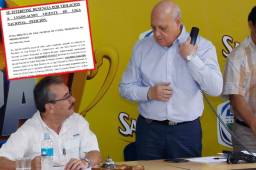 El Platense denunció al presidente de Liga Nacional, Wilfredo Guzmán y al secretario, Salomón Galindo por beneficiar a Real España al suspenderles el partido.