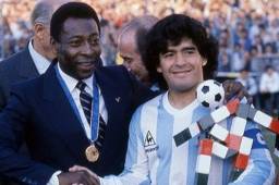Pelé y Maradona siempre gozaron de una buena amistad. Ambos tenían una relación muy cordial.