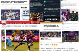 Esto dice la prensa internacional tras el 4-1 de la selección de Estados Unidos ante Honduras en el estadio Olímpico. Muchos se sorprendieron de cómo el fortín de la Bicolor cayó en el segundo tiempo.