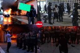 Las protestas en Minneapolis por la muerte de George Floyd se han extendido este sábado. La policía atacó con todo.