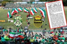 El estadio Yankel Rosenthal de San Pedro Sula lucirá las mejores galas el sábado y se pintará de verde en el clásico cuando reciban al Real España.