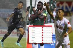 Tabla de posiciones de la Liga Nacional de Honduras tras la primera fecha del torneo Clausura 2024.