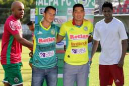 Caue Fernandes se sumó a los entrenos del Marathón. Juticalpa presentó a Oliver Morazán, Melvin Valladares, Charles Córdoba y el colombiano Diego Luis Ambuila. Fotos DIEZ