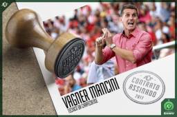 Vagner Mancini tendrá la misión de reconstruir al Chapecoense tras la tragedia aérea en Colombia. Foto @ChapecoenseReal