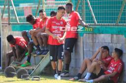 Vargas tiene dos dudas de cara al juego ante Juticalpa. Cristian Cálix apareció el domingo y de a poco recupera la condición física. Foto Moisés Valenzuela