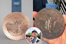“Los peores Juegos Olímpicos de la historia”: Atleta muestra notorio desgaste de medalla obtenida en París 2024 (Vídeo)