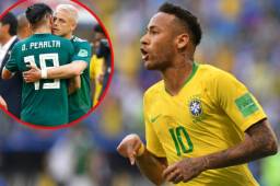 Neymar atizó contra la selección azteca tras clasificar a la siguiente ronda del Mundial.