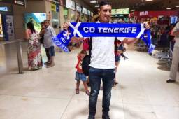 Bryan Acosta llegó a España para unirse al Tenerife. Foto cortesía @radioclubSER