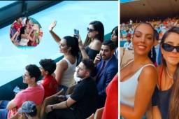 Georgina Rodríguez fue la invitada de lujo en el Portugal-Bélgica. Estuvo en el estadio con el hijo de Cristiano Ronaldo y un amigo íntimo.