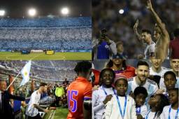 La selección de Argentina derrotó ayer 4-0 a Haití, en lo que fue la despedida ante su afición. Acá te dejamos las mejores imágenes.