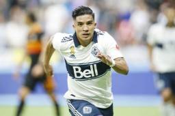 El delantero hondureño Michael Chirinos le dio el triunfo al Vancouver sobre el Galaxy de Los Ángeles en la penúltima jornada de la MLS. Foto cortesía