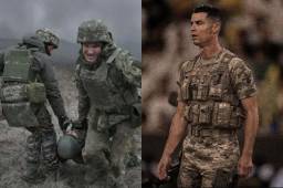 La guerra entre Ucrania y Rusia ha dejado un momento insólito con el delantero Cristiano Ronaldo.