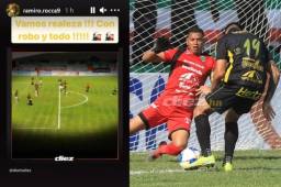 Ramiro Rocca consideró un robo que le hayan anulado un gol en el clásico en una acción donde estaba al menos un metro atrás del último defensor verdolaga.