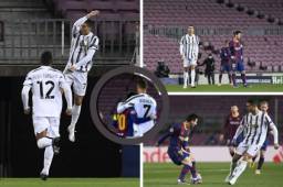 Te presentamos las mejores imágenes del reencuentro entre Messi y Cristiano Ronaldo, donde el portugués brilló con su doblete en el Camp Nou.